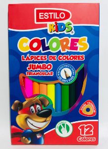 Pinturas Estilo Jumbo 12 Colores