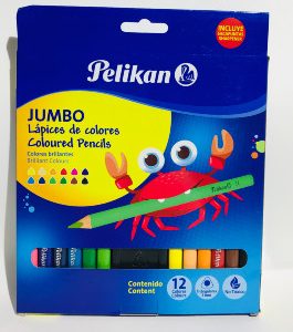 Pinturas Pelikan Jumbo 12 Colores