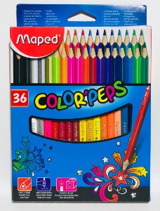 Pinturas Maped 36 colores