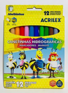Marcadores Acrilex 12 Colores