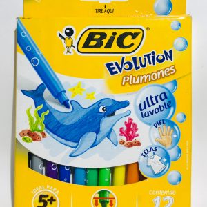 Marcadores Bic Evolution 12 Colores