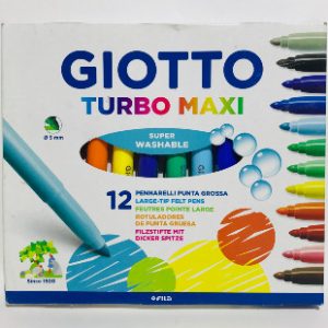 Marcadores Giotto TURBO MAXI 12 colores