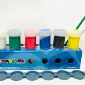 Témpera Carioca Con Pincel x 6