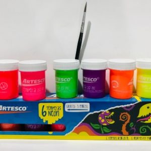 Témperas Artesco Neon x 6