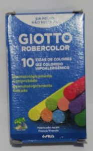 Tiza Escolar Colores GIOTTO 10 Unidades