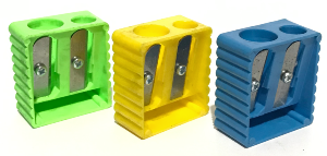 Sacapuntas Plástico 2 Servicios