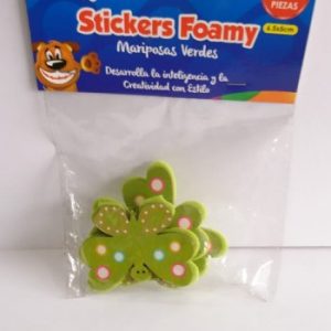 Stickers Fieltro Mariposa Verde