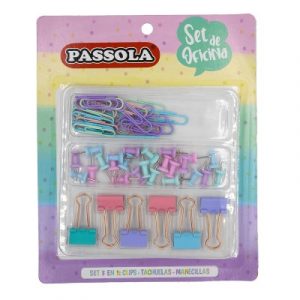 SET DE OFICINA PASTEL PASSOLA