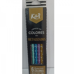 PINTURAS X 6 COLORES METALIZADOS KIUT
